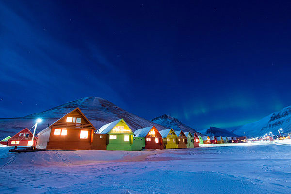 Houses on Svalbard