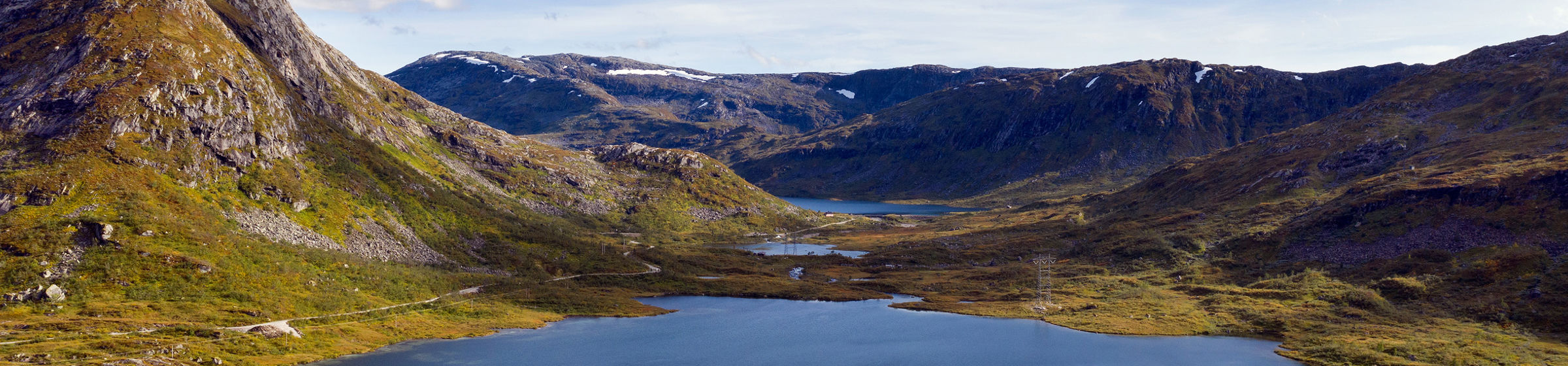 Mountain area near Høyanger community